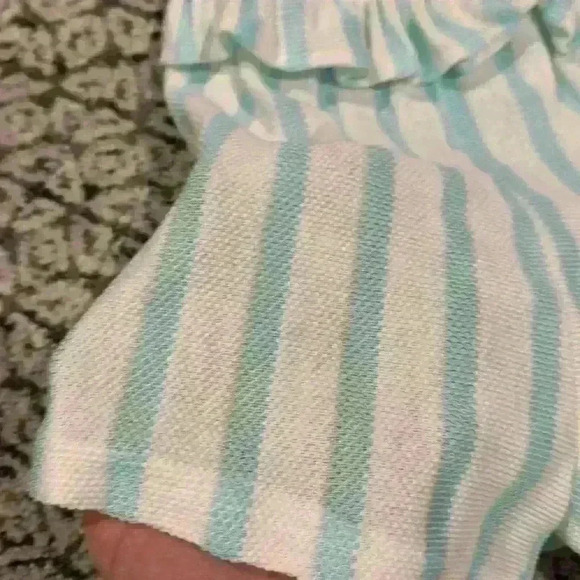 Vince Camuto striped romper size 12 girls - Picture 3 of 3